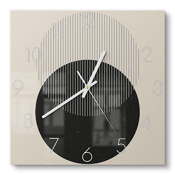 DEQOART Wanduhr 'Licht und Schatten' (Glas günstig online kaufen