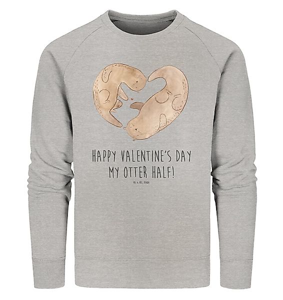 Mr. & Mrs. Panda Longpullover Otter Valentine Größe M - Heather Grey - Gesc günstig online kaufen