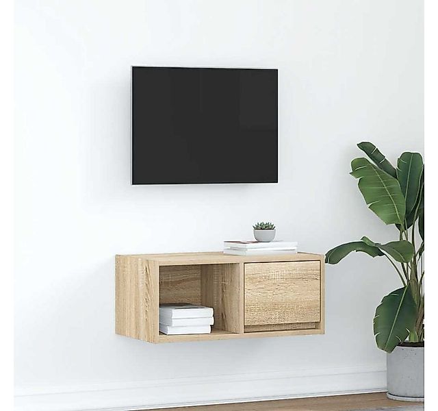 vidaXL Schrankmodule TV-Schrank Betongrau 60x31x25,5 cm Holzwerkstoff günstig online kaufen