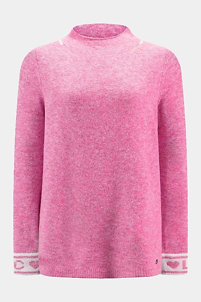 Zaubermond Strickpullover Zaubermond Strickpullover mit Schriftzug-Detail günstig online kaufen