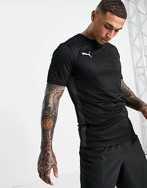 PUMA – Football – T-Shirt in Schwarz günstig online kaufen