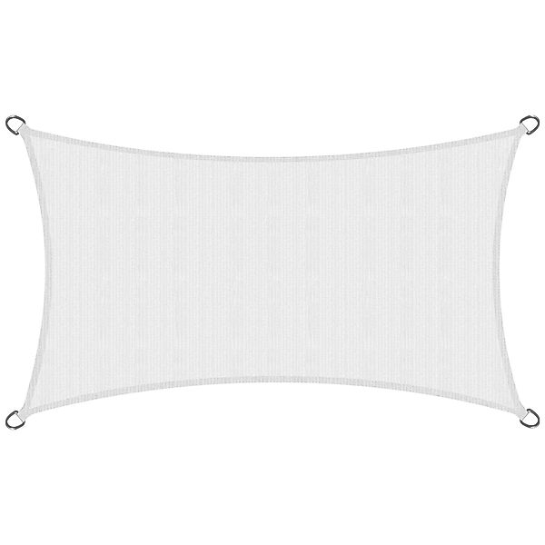 Sol Royal SolVision HS9 Sonnensegel 200x400cm rechteckig Weiß HDPE günstig online kaufen