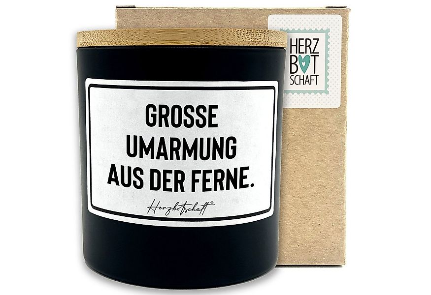 Herzbotschaft Duftkerze, (Grosse Umarmung aus der Ferne., originelles Gesch günstig online kaufen