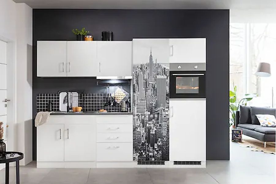 HELD MÖBEL Küchenzeile »Paris«, mit E-Geräten, Breite 280 cm günstig online kaufen