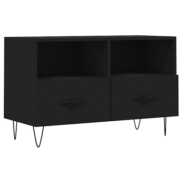 VidaXL TV-Schrank Schwarz 80x36x50 cm Holzwerkstoff  Modell 8 günstig online kaufen