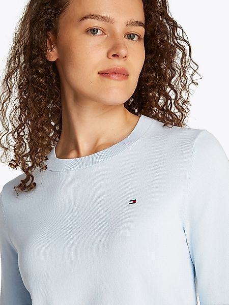 Tommy Hilfiger Rundhalspullover CO JERSEY STITCH günstig online kaufen