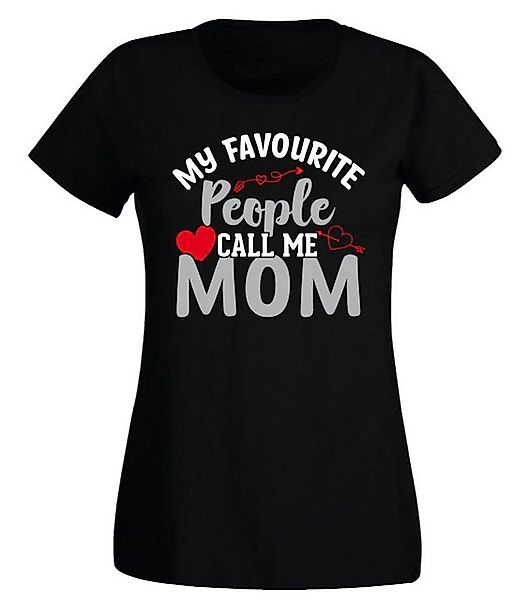 G-graphics T-Shirt Damen T-Shirt - My Favourite people call me Mom mit tren günstig online kaufen