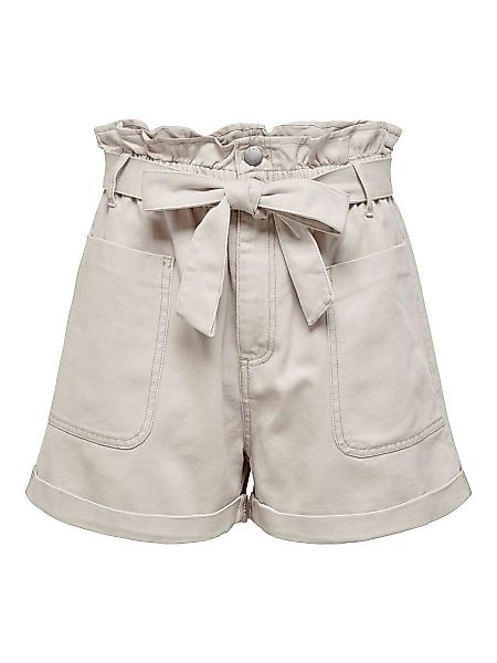 ONLY Paperbag Shorts Damen Grau günstig online kaufen