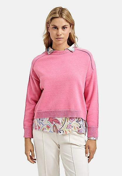 Milano Italy Strickpullover 1/1 raglan sleeve pullover with round neckopeni günstig online kaufen