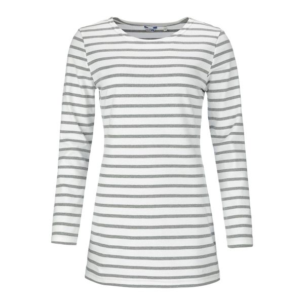 modAS Langarmshirt Damen Long-Shirt Streifen Maritim günstig online kaufen