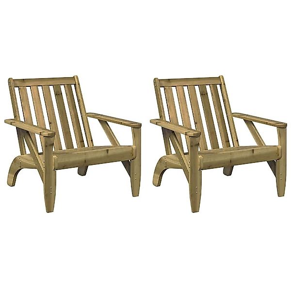 vidaXL Gartenstuhl Adirondack-Gartenstühle 2 Stk. 75x77x77 günstig online kaufen