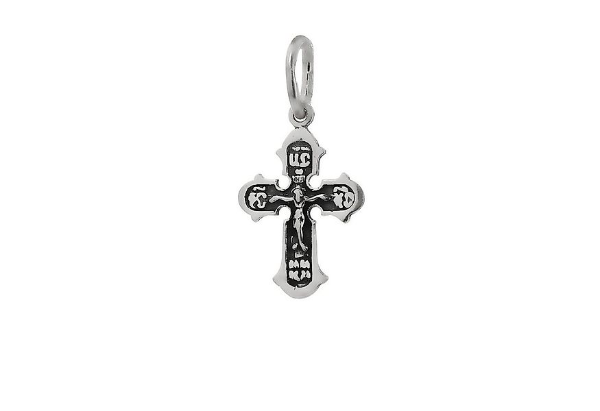 NKlaus Kreuzanhänger Kettenanhänger Jesus Kreuz 925 Silber Orthodoxe An günstig online kaufen
