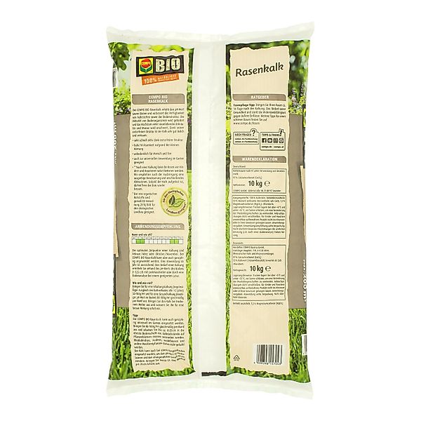 Compo BIO Rasenkalk 10 kg für de natürlich pH-Wert günstig online kaufen