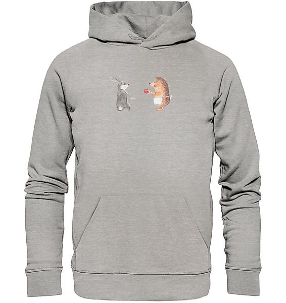 Mr. & Mrs. Panda Hoodie Größe XS Hase Igel - Heather Grey - Geschenk, Liebe günstig online kaufen