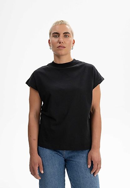 MELA Kurzarmshirt T-Shirt MADHU Fein gerippter günstig online kaufen