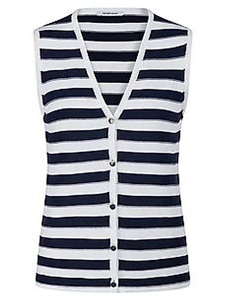 Strickweste Peter Hahn blau günstig online kaufen