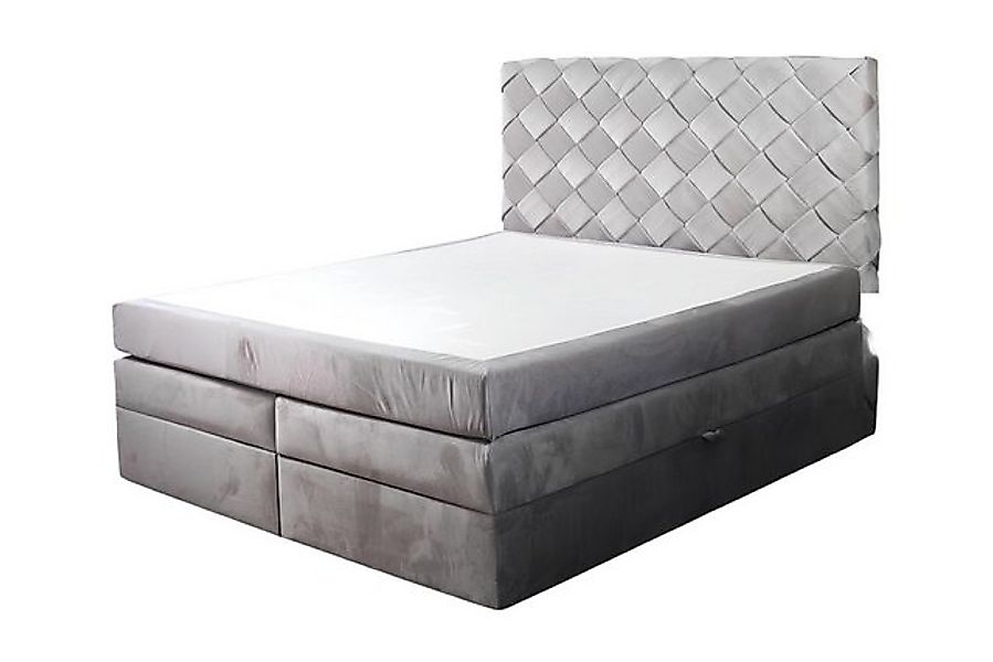 Xlmoebel Bett Boxspring-Bett mit integriertem Stauraum und Matratze im (Bet günstig online kaufen