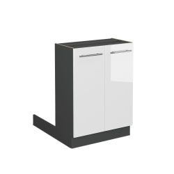 Vicco Unterschrank Fame-Line, Weiß Hochglanz/Anthrazit, 60 günstig online kaufen