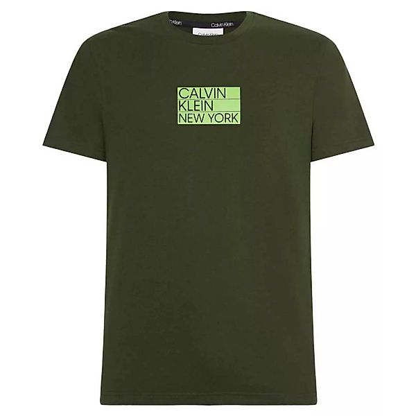 Calvin Klein Graphic Chest Logo Kurzärmeliges T-shirt S Dark Olive günstig online kaufen