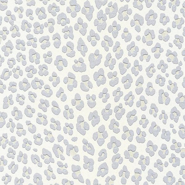 Bricoflor Leoparden Tapete Weiß animal Print Vliestapete mit Leo Muster in günstig online kaufen