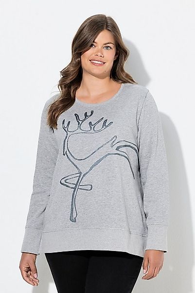 Laurasøn Sweatshirt Sweatshirt Langarm Rundhalsausschnitt günstig online kaufen