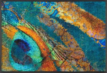 wash+dry by Kleen-Tex Fußmatte Exotic Pavo, günstig online kaufen