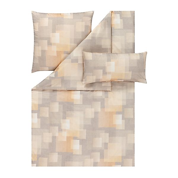 Estella Bettwäsche Mako Satin Silvio 155x200+Kissen günstig online kaufen