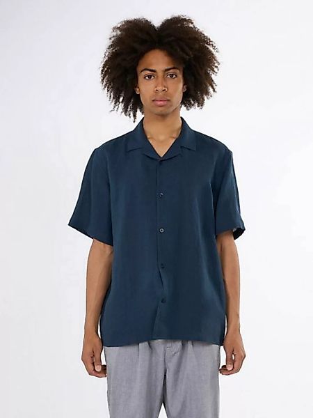 KnowledgeCotton Apparel Kurzarmhemd Box fit short sleeved linen shirt günstig online kaufen