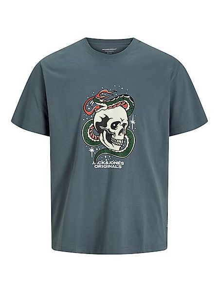 Jack & Jones Print-Shirt Rundhals T-Shirt Totenkopf Druck von Jack & Jones, günstig online kaufen