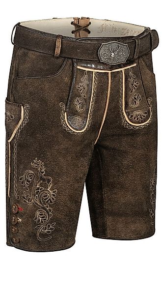 Nübler Trachtenlederhose "Lederhosen kurz Latz Hansi" günstig online kaufen