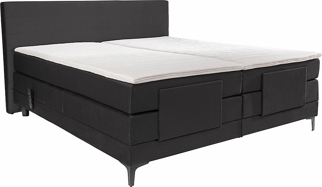 alina Boxspringbett "Powell" inkl. Motor, Matratze und Topper, in unterschi günstig online kaufen