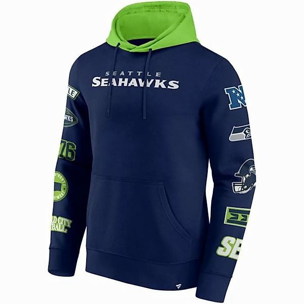 Fanatics Kapuzenpullover Seattle Seahawks NFL Sleeve Prints günstig online kaufen