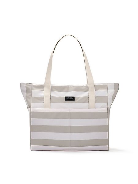 LARKSON Strandtasche Linn Strandtasche mit Reißverschluss (1-tlg), Große Be günstig online kaufen