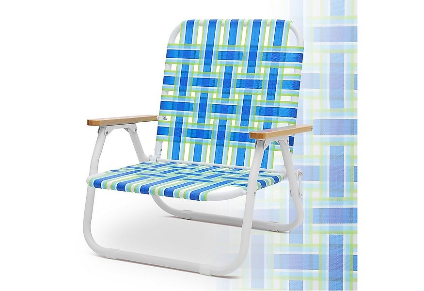 Sekey Campingstuhl Campingstuhl Faltbar Strandstuhl Klappstuhl mit Buchenho günstig online kaufen