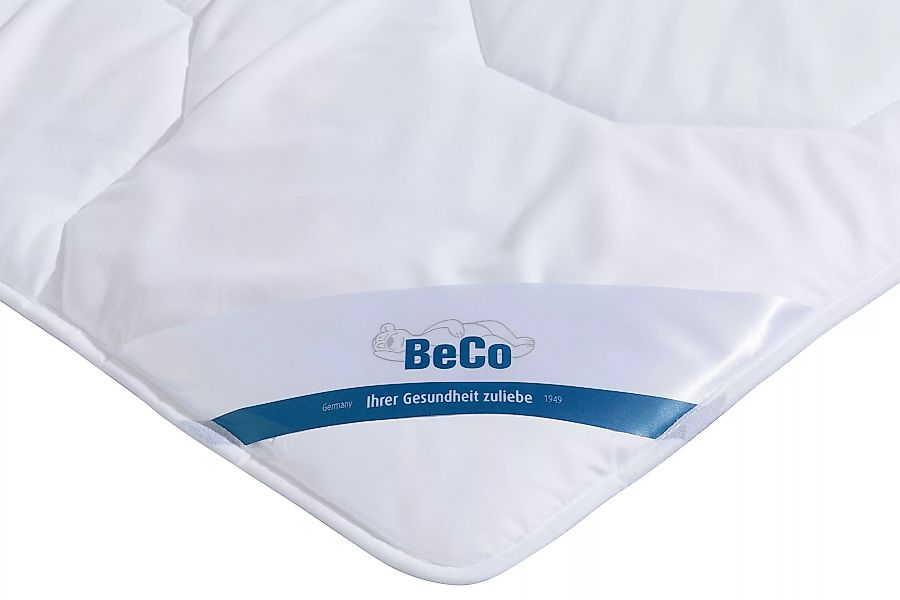 Beco Kunstfaserbettdecke »Antibac«, warm, Bezug 100% Baumwolle, (1 St.) günstig online kaufen