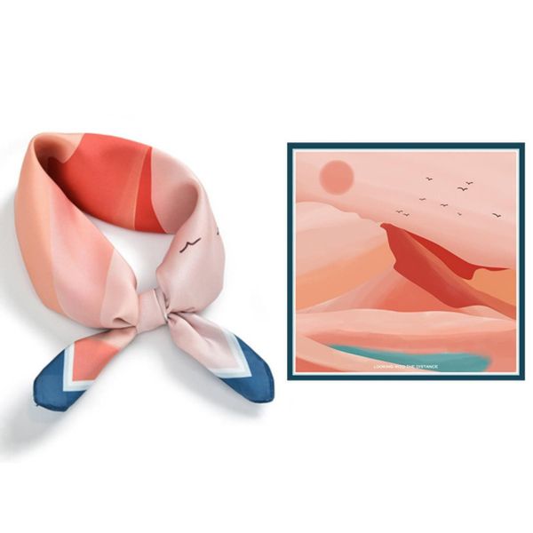 Coonoor Seidentuch Seidentuch Stirnband Quadratischer Haar-Bandanas-Schal günstig online kaufen