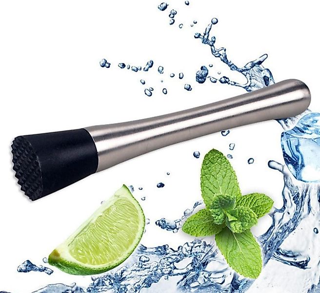 LuxusKollektion Kochlöffelhalter Cocktail Stössel Edelstahl Ice günstig online kaufen
