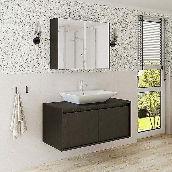 Roomart Badmöbel-Set ATL-3TLG-100, (Badezimmermöbel Set Unterschrank günstig online kaufen