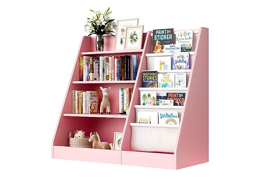 radelldar Bücherregal Kinderregal Spielzeugregal, mit 4 offenen Fächern, 5 günstig online kaufen