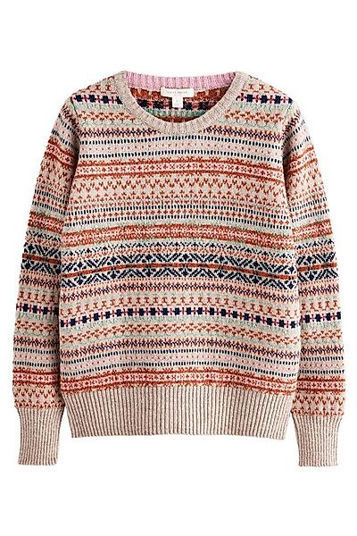 LAURA ASHLEY Rundhalspullover Laura Ashley Rundhalspullover mit Fairisle-Mu günstig online kaufen