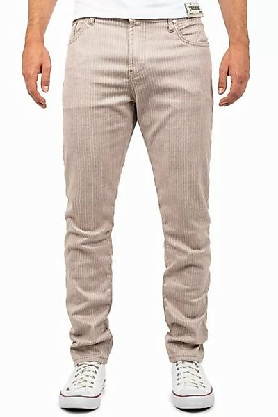 Cipo & Baxx Stoffhose Elegante Hose BA-CD841 Beige W34/L32 im Gestreiften D günstig online kaufen