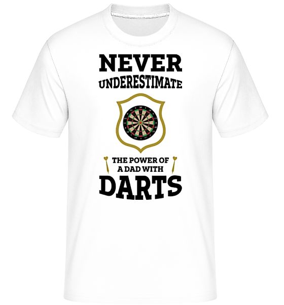 Never Underestimate Darts · Shirtinator Männer T-Shirt günstig online kaufen