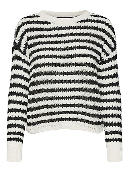Vero Moda Strickpullover SPRING (1-tlg) Lochmuster günstig online kaufen
