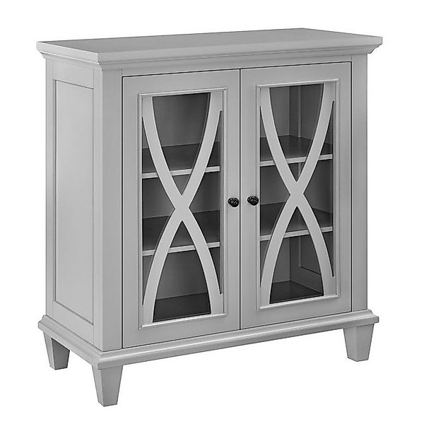 loft24 Mehrzweckschrank Ellington 2 Glastüren, Glasschrank, Schrank, MDF, L günstig online kaufen