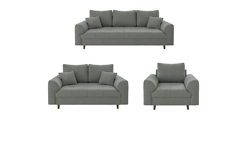 S-STYLE Polstergarnitur 3+2+1  Lars ¦ grau ¦ Maße (cm): B: 210 H: 81 Polste günstig online kaufen