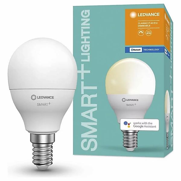 SMART+ Bluetooth LED Leuchtmittel E14 5W 470lm warmweiß günstig online kaufen