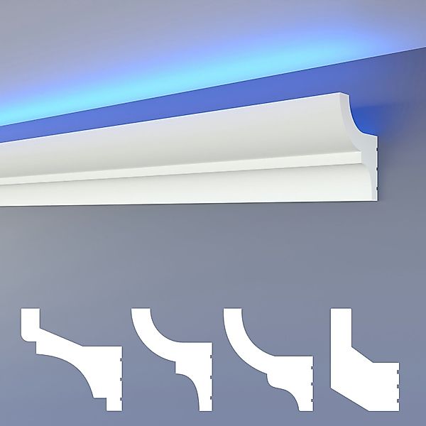 HEXIMO Eckprofil HLED 9 (LED Stuckleisten günstig online kaufen