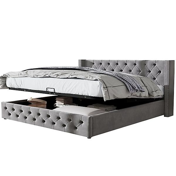 BlingBin Polsterbett Doppelbett Hydraulisches Funktionsbett (1er Set, 1-tlg günstig online kaufen