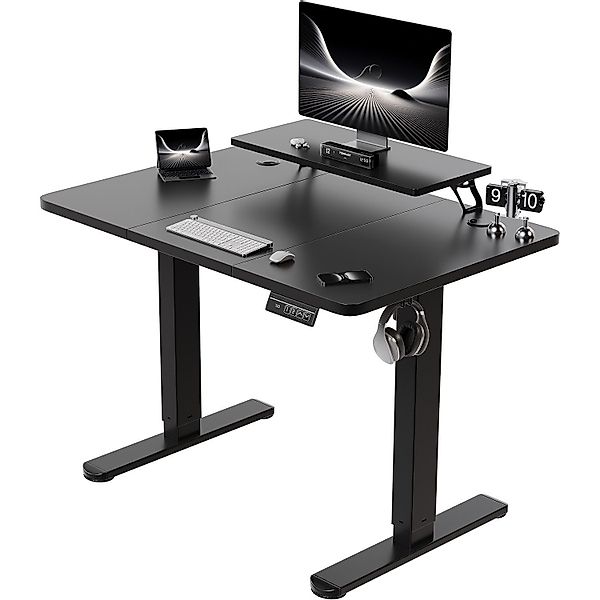 HOMALL Schreibtisch Höhenverstellbarer Schreibtisch mit Monitorständer günstig online kaufen