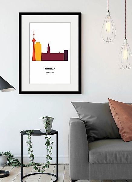 queence Bild "Munich Color Splash", Städte-Kirche-Religion-München-Deutschl günstig online kaufen